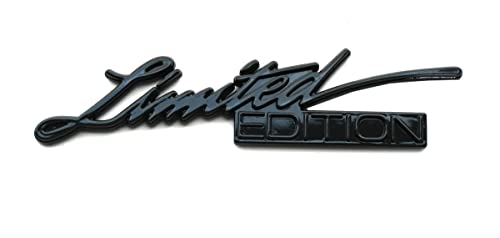 Image of 2pcs Limited Edition Decal Sticker Trunk Emblem 3D Badge Nameplate Logo Replacement for F150 F250 F350 Chevy Silverado 1500 2500 Chevrolet C10 C15 (Black)