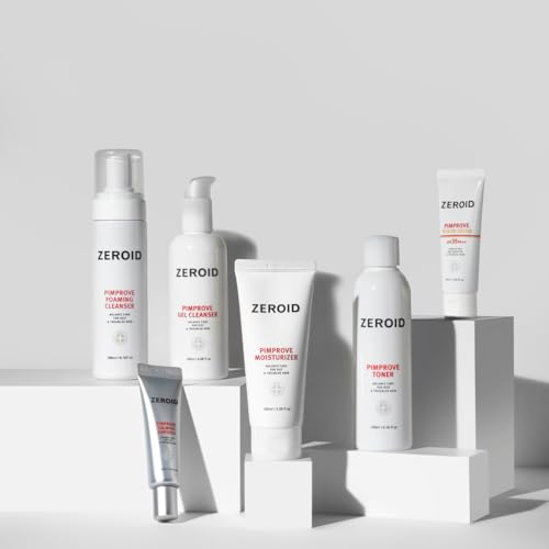 ZEROID | Pimprove Facial Toner | Skin Barrier with Hyaluronic Acid & Ceramide | pH Balanced Face Toner for Oily & Sensitive Skin | Korean Skincare | Facial Deep Hydrating | 6.76 fl oz (200ml)