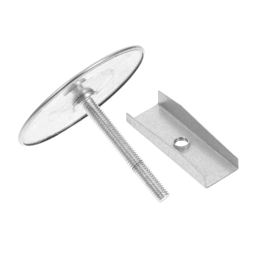 Uonlytech Cubierta del Agujero del Fregadero Cubierta De Agujero De Fregadero De Metal Tapa De Agujero De Metal Tapón del Agujero del Fregadero Tapas De Fregadero Silver Acero Inoxidable