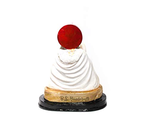 Image of Small Valmiki Idol | Valmiki Marble Statue Murti for Home & Office Puja Room Showpiece Figurine for Home Decor Living Room, Decorative Item (Height 6 Inch)