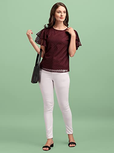 Image of Wedani Women's Solid Regular Fit Blouse