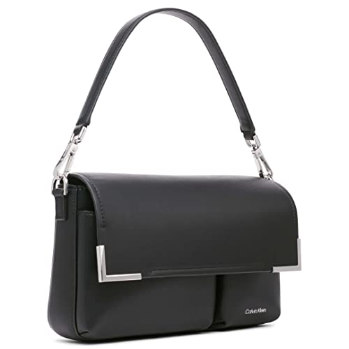 Image of Calvin Klein Women's Mica Organizational Flap Demi Shoulder Bag & Crossbody