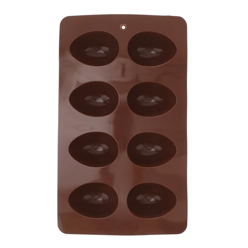 Zerodeko 8 Cavity Easter Egg Silicone Mold, Food Grade Silicone