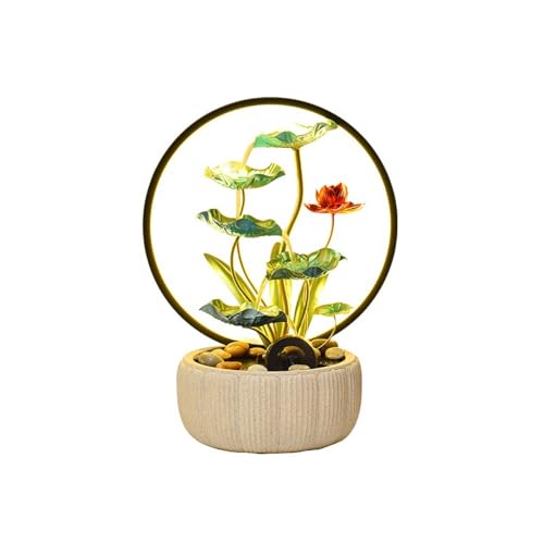Fuente de escritorio Zen Flow para reducir el estrés con cascada interior 2
