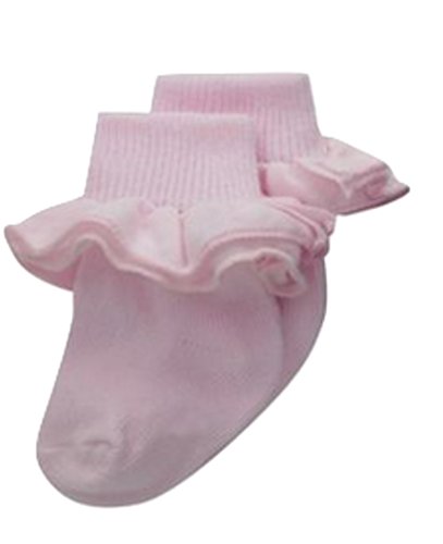 Jefferies Girls Misty pima Cotton Ruffle Ankle Socks