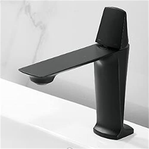 Robinet de salle de bain mitigeur lavabo eau chaude froide laiton chrome design C