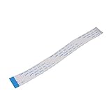 A1 FFCs Flex Cable for Raspberry Pi Camera or Display White 40cm 15.7 2 Pack 2 Cables, White