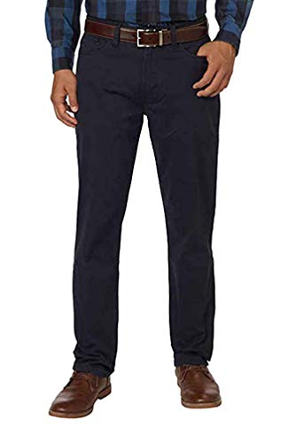 English Laundry Mens 5 Pocket Textured Pant (409 Navy, 32 x 34)