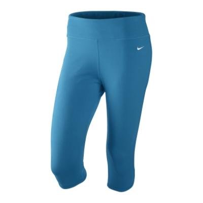 Nike Pantalones Capri, 364003, otoño/Invierno, Mujer, Color Light Blue lacqueur/White, tamaño Large