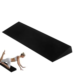 Squat Wedge, Slant Board Squat Wedge Blocks, Calf Stretching Slant Board, Large Yoga Foam Wedge, Squat Wedge Block for Heel Elevated Weightlifting, Slant Board for Strength Performance