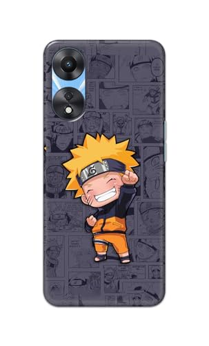 Image of Plastic Printfidaa Printed Hard Back Cover Case For Oppo A78 5G Back Cover (Famous Anime Cartoon Character) -112, Multicolor