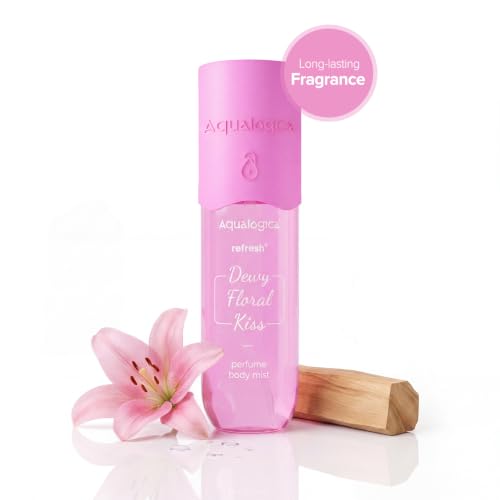 Aqualogica Refresh+ Dewy Floral Kiss Perfume Body Mist with Zemea & Hyaluronic Acid | Long- Lasting Fragrance | Fresh Floral Fragrance | Double Duty Mist for Hair & Body | Non-Irritating & Hydrating | 150 ml - view 3
