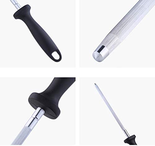 Knife Sharpener Rod, Fanerfun 13 Inch Carbon Steel Professional Knife Sharpening Steel, Knife Sharpener With Hanging Holes (13 Inches) #TOP2