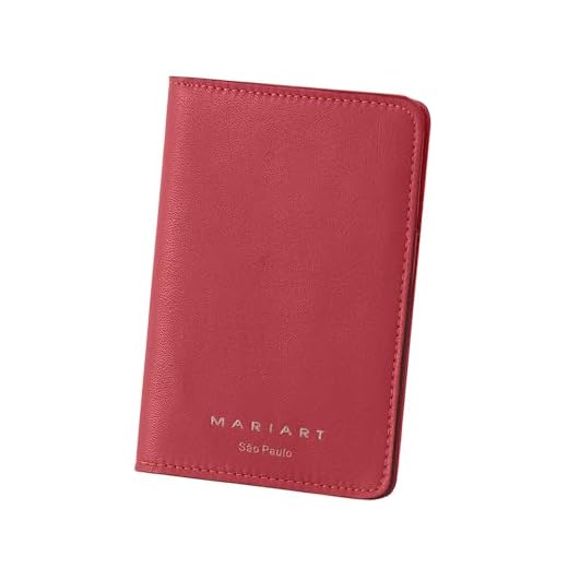 Mariart Buriti Carteira Feminino de Couro Bovino Legítimo C/Proteção RFID (Cabe RG, CNH, Cartões e Notas Dobradas) (Vermelho Scarlet)