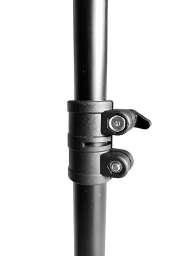Image of Softline Pro SP MUS 30 Premium Heavy Duty Music Sheet Stand with Carry Bag Adjustable Height up to 155 cm, 2-Tier Extra Large Double-Braced Tripod with Extended Legs for Professional Musicians & Stage