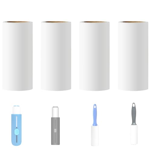 3 inch Mini Lint Roller Refills Compatible with Scotch Brite Mini Travel Lint Roller and PetLovers...