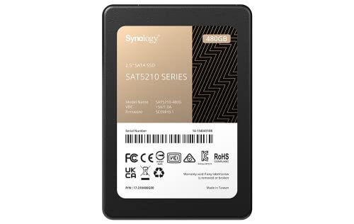 Image of Synology 2.5 inch SATA SSD SAT5210 480GB (SAT5210-480G)