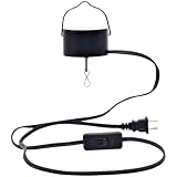 OMCCHK Spiegelball Motor Stecker, Elektrisch Betriebener Windspinner Motor, Kleiner Hängender Drehdisplay für Rotierende Disco Bälle, Windglocke, Sonnenfang Hänger, Wohnaccessoires
