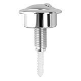 Toilet Flush Button Compatible with Twyford Optima 49, Toilet Push Button Dual Flush, Toilet Cistern Push Button Assembly Replacement Fit for Standard Cistern Holes 38-42mm