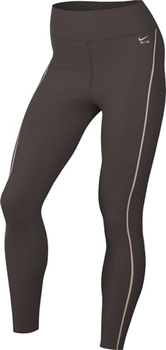 Nike W Nk Air Fast DF Mr 7/8 Tgt Pantalón, Marrón Barroco/marrón Barroco/Deriva de Arena, Large para Mujer
