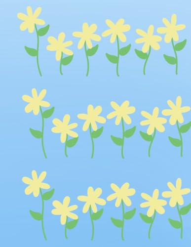  Quaderno Rigatura C 4a e 5a elementare: Fiori
