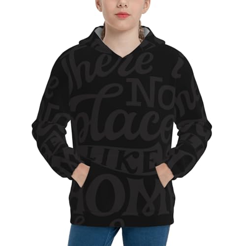 There is no Place Like Home Kid Hoodies Boys Sweatshirts Girls Pullover with Pocket