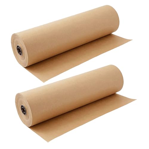 Papier Kraft Gogogmee 2 rouleaux d'emballage résistant pour cadeaux et fleurs