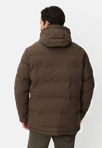 camel active Herren wasserdichte und Winddichte Regenjacke | Übergangsjacke Dunkelbraun, menswear-66 – Ansicht 4