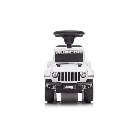Best Ride On Cars Jeep Gladiator Ride-On Push Car Combo, Foot-to-Floor Design, Realistic and Stylish Kids Car, Honking Horn, Under-Seat Toy Storage, for Ages 18 Months - 3 Years, White Cover