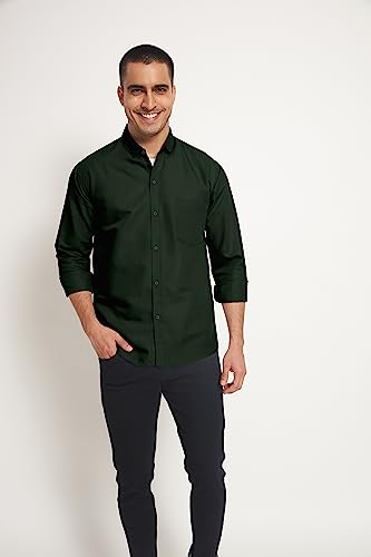 Image of SWADESI STUFF Ragular Fit Full Sleev Solid Casual Regular Fit Shirt For Men