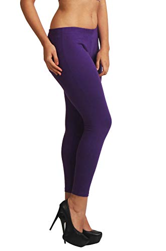 Image of Frenchtrendz Women's Skinny Fit Mid Rise Stretchable Cotton Spandex Jegging Pull On (XS-4XL)