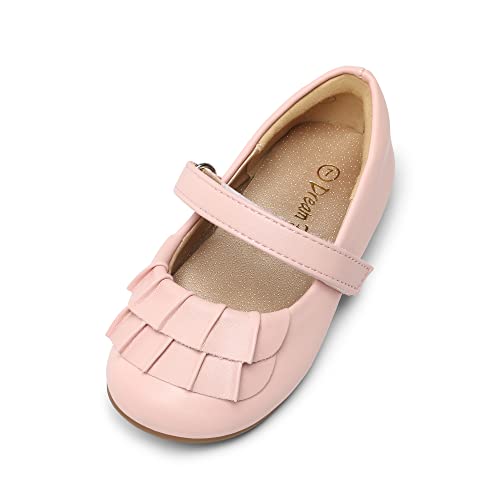 DREAM PAIRS Toddler Little Girls Mary Jane Ballet Flats Flower Girl Dress Shoes for Wedding Party School
