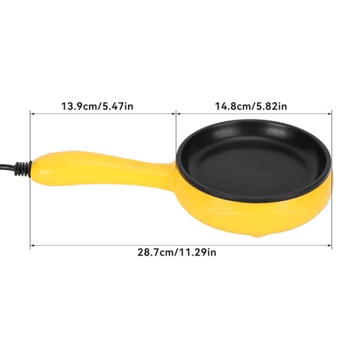 Poêle à œufs multifonction électrique mini pour crêpes et steak - 4