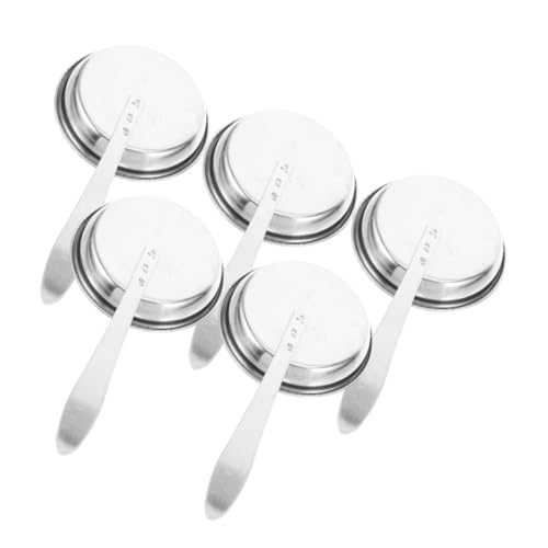 VINTORKY Stainless Steel Candle Snuffer Set 5 Piece Extinguishing Tool Kit for Candles Oil Lamps Incense Vintage Design