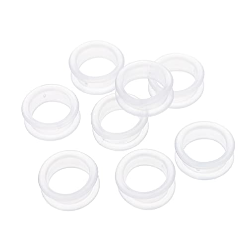 CIYODO Scissor Finger Rings for Professional Use 8pcs Clipper Rings for Pet Hair Clipping
