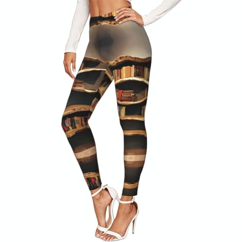 Leggings de compresión moldeadores con estampado de escalera textil suave