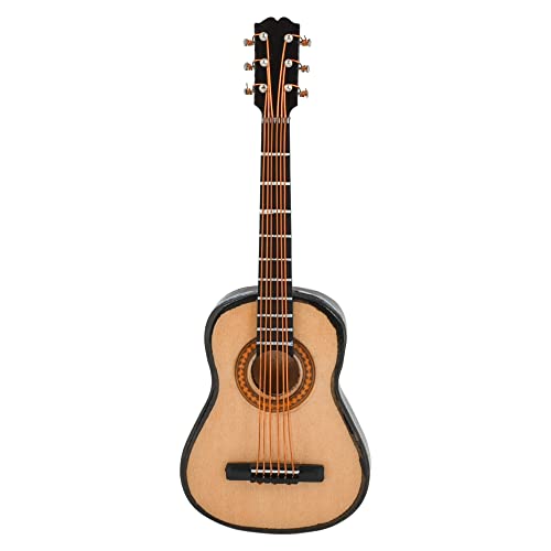 Broadway Gifts Co Miniature Classic Steel String Guitar 4 inch Wood Refrigerator Magnet