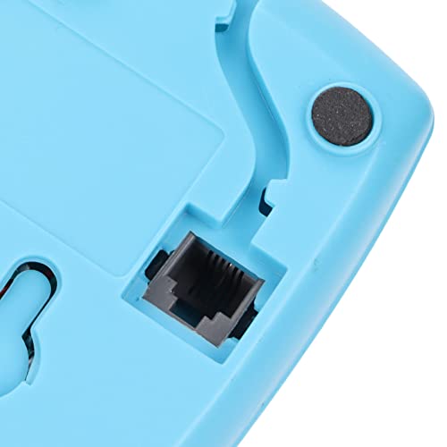 Teléfono con cable PUSOKEI para oficina y hogar azul miniatura 3