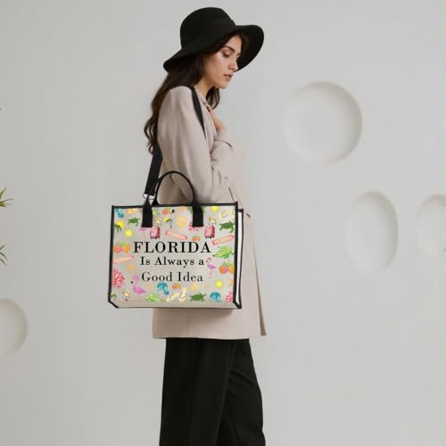 Sac de courses Floride grand format pour plage et voyage - 3