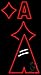 The Sign Store N105-14765 Poker Cards Neon Sign44; 37 x 3 x 20 in.