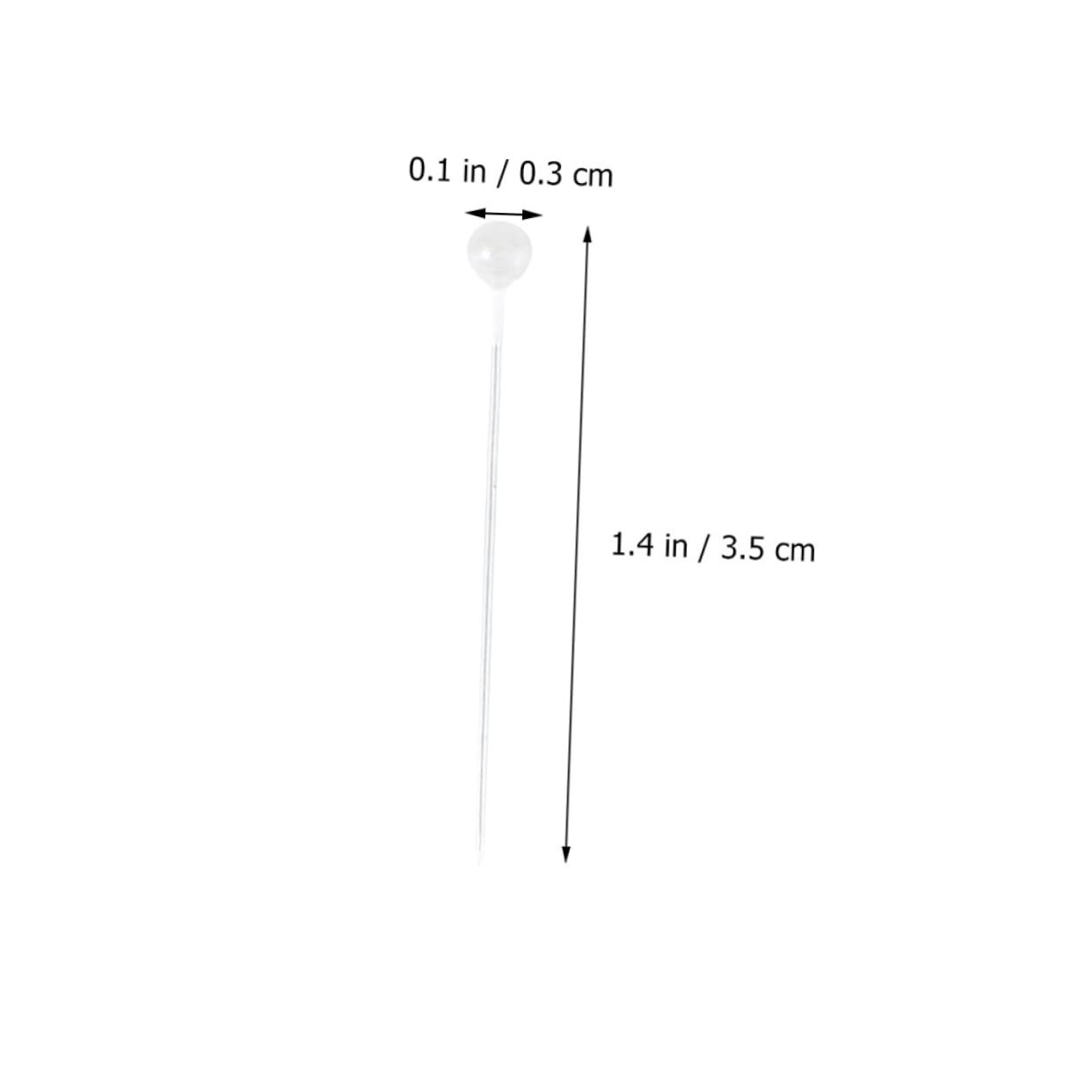 HOMSFOU 3 Series Alfileres con Cabeza De Unidades Resistente para Decoración De Ropa Y Ramos De Boda Puntas Afiladas para Fácil Inserción Y Flores para Manualidades Y 960 Piezas X 3