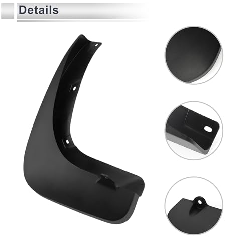 Image of X AUTOHAUX Front and Rear Mud Flaps Splash Guards for Infiniti FX35(QX70) 2009-2018 Mud Guards W /Mount Accessories 1 Set