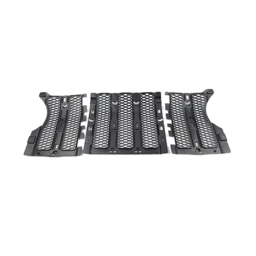 capó delantero parrilla 3 Piezas De Cubierta Rejilla Delantera Malla Interior Coche Para Wrangler JL JT 2018 2019 2020 2021 2022 2023 2024