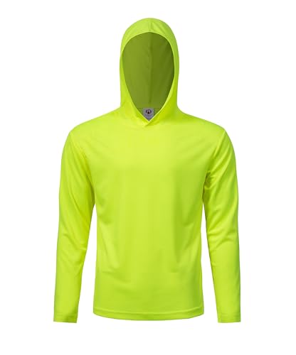 4 Pack Men's UPF 50+ Sun Protection Hoodie Shirts Long Sleeve Shirts Quick Dry Lightweight for Running Workout Hiking Fishing2