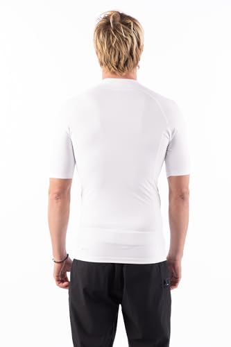 Rip Curl Men's Standard Short Sleeve Rashguard-UPF 50+ Sun Protection Surf Shirt, Tight Fit Rash Vest4