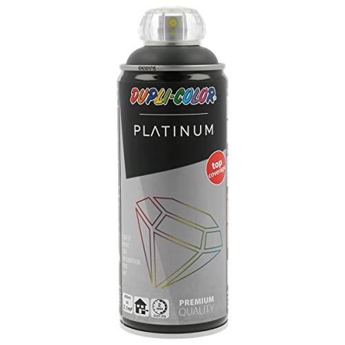 Duplicolor 720345 Platinum Spray, Color Gris Antracita Mate, 400 ml