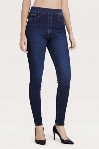 Image of Black Denim Fix Elastic Women Denim Jegging