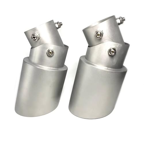 Tubo de escape para coche de 73mm que soluciona el óxido visible con punta de 114mm 5