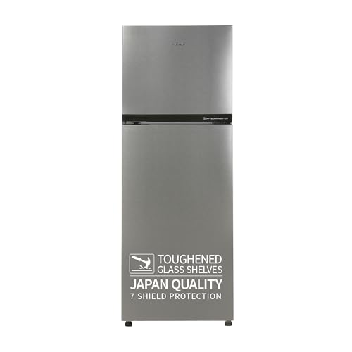 Image of SHARP 265 L Frost Free Double Door 2 Star Refrigerator |Japan 7 Shield Protection|Hi-Tech Inverter | (Silver Hairline, SJ-FF305V2-PSH)