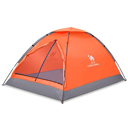 CAMEL CROWN Tents for Camping 2/3/4/5 Person Camping Dome Tent, Waterproof,Spacious, Lightweight Portable Backpacking Tent for Outdoor Camping/Hiking